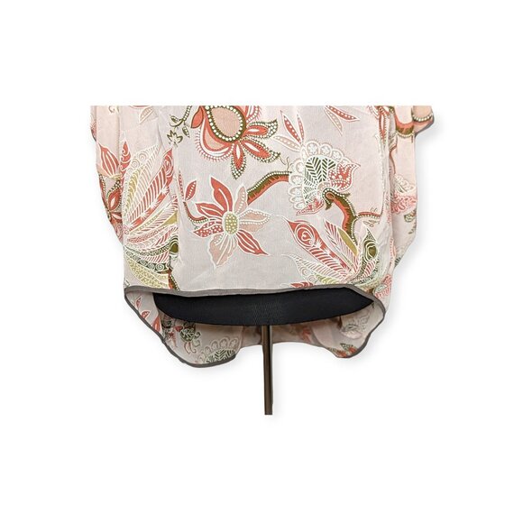 Cecico Collection Sheer Floral/Paisley Top Size Small NWT - Picture 4 of 13